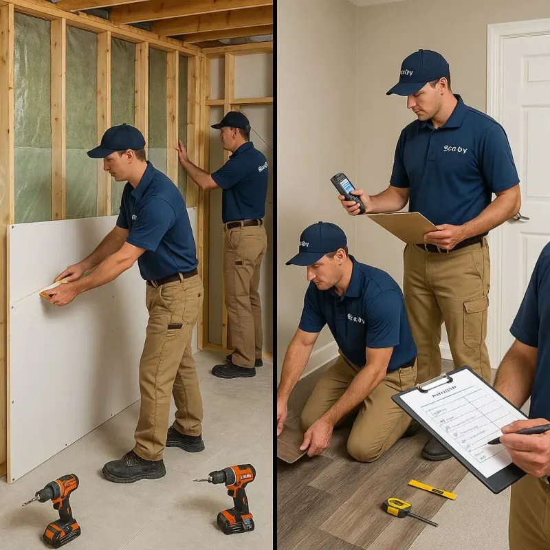 Repairs and Reconstruction process in Metropolis, IL